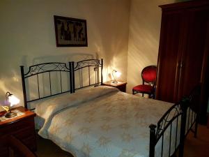 Postel nebo postele na pokoji v ubytování Hotel Scalinatella