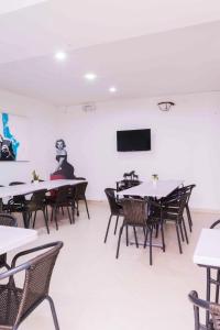 TV a/nebo společenská místnost v ubytování Hotel Quinta Avenida + 37 fotografií