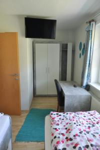 Posteľ alebo postele v izbe v ubytovaní Ferienhaus Steyrdurchbruch