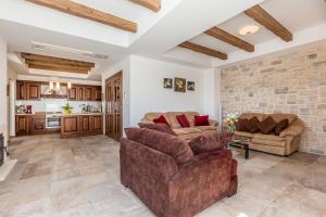 Posezení v ubytování Villa Lurda Linardici Krk