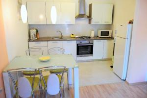 Kuchyňa alebo kuchynka v ubytovaní Apartments Viola Kampor