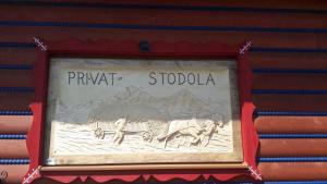 a picture of a picture of animals in a picture frame at Penzión Stodola in Ždiar