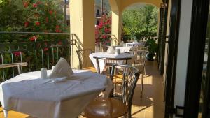 Rõdu või terrass majutusasutuses Hotel Patelis