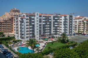 an aerial view of a large apartment building at Flor Da Rocha in Portimão