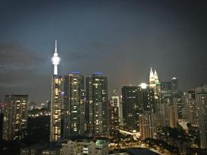 Nespecifikovaný výhled na destinaci Kuala Lumpur nebo výhled na město při pohledu z penzionu