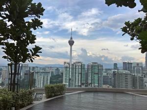 Nespecifikovaný výhled na destinaci Kuala Lumpur nebo výhled na město při pohledu z penzionu