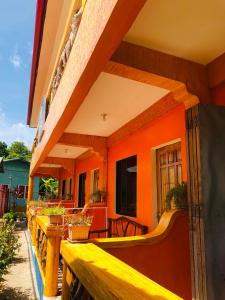 Balkón nebo terasa v ubytování Edem Tourist Inn Malapascua