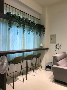 Area soggiorno di Moo House