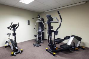 Fitness centrum a/nebo fitness zařízení v ubytování Hotel Rastelli Tervuren