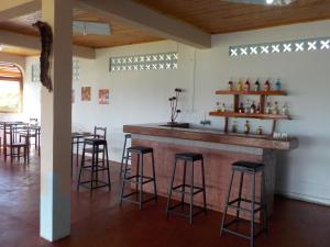 Lounge nebo bar v ubytování SANJEELA-PLAGE COCO