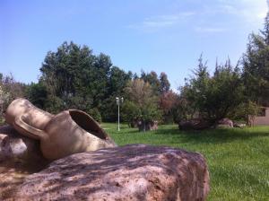 A garden outside Agriturismo S´Aranada