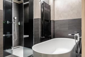 Ванная комната в Hotel Metropolis