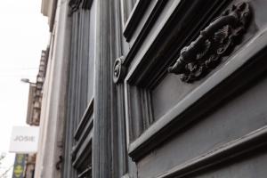 a close up of a window on a building at Josie in Ghent