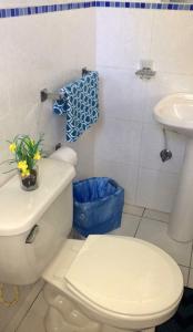 Um banheiro em Courtesy Apartments Aruba