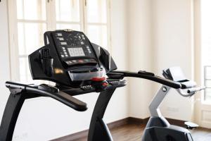 Fitness centrum a/nebo fitness zařízení v ubytování City View Apartment