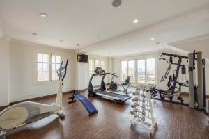 Fitness centrum a/nebo fitness zařízení v ubytování City View Apartment