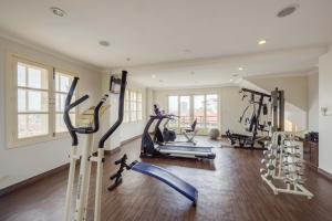 Fitness centrum a/nebo fitness zařízení v ubytování City View Apartment