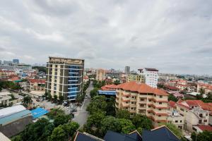 Nespecifikovaný výhled na destinaci Phnompenh nebo výhled na město při pohledu z hotelu