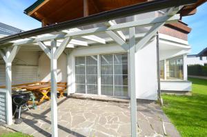 Das Gebäude in dem sich das Chalet befindet