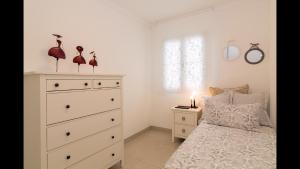 Posteľ alebo postele v izbe v ubytovaní Apartamento Vera Canteras