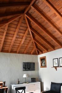 Televízia a/alebo spoločenská miestnosť v ubytovaní Casa Garcia-Mar