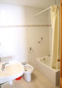 Kúpeľňa v ubytovaní Hostal Fonda Prat