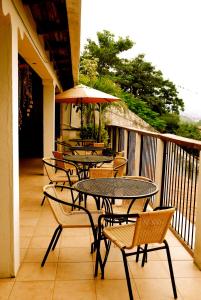 Balkons/terase naktsmītnē Hotel and Restaurant Guancascos