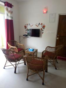 TV a/nebo společenská místnost v ubytování Casberly Apartment
