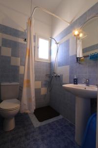Koupelna v ubytování Smaragda Rooms & Studios