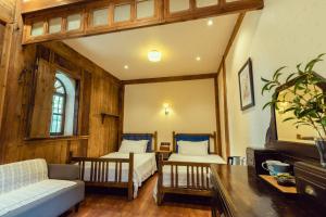 Istumisnurk majutusasutuses Pig's Boutique Hotel Bishan