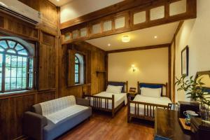 Istumisnurk majutusasutuses Pig's Boutique Hotel Bishan