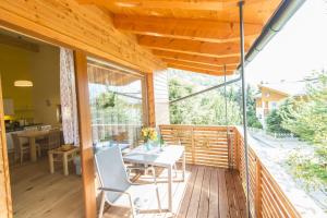 Balkón nebo terasa v ubytování Haus Erika