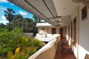 Balkoni atau teres di Hotel Alas Garden