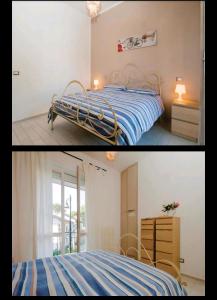 Katil atau katil-katil dalam bilik di Casa Vacanze Zadina