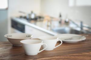 Sadržaji za pripremu kafe i čaja u objektu 3LDK DENCHI - Private Stay in Central Matsuyama