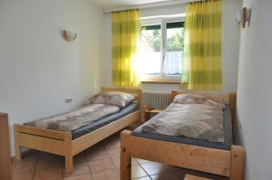 Posteľ alebo postele v izbe v ubytovaní Ferienhaus Steyrdurchbruch