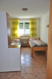 Posteľ alebo postele v izbe v ubytovaní Ferienhaus Steyrdurchbruch