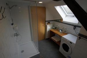 Koupelna v ubytování BIT apartments