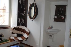 Koupelna v ubytování Chambres d'Hotes Le Passiflore