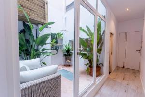Vonkajšia záhrada v ubytovaní BHost-Plaza de las flores