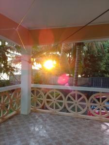 Un balcón o terraza de Apt in La Gaulette