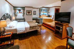 Sjónvarps- og/eða afþreyingartæki á Daniel's Apart Hotel