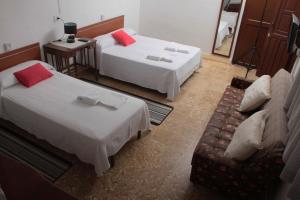 Posteľ alebo postele v izbe v ubytovaní Vivienda Vacacional Sabinosa