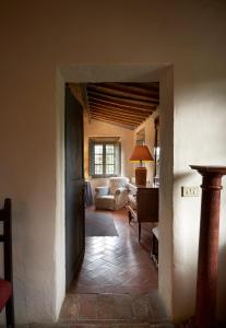 Χώρος καθιστικού στο Borgo Lucignanello Bandini