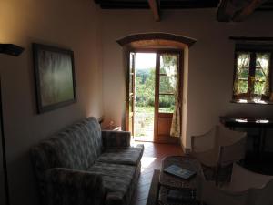 A seating area at Fattoria Casa Sola
