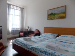 Postel nebo postele na pokoji v ubytování Hotel Britz