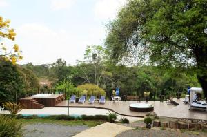The swimming pool at or near Hotel Estancia Santa Cruz