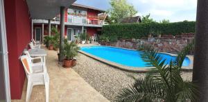 The swimming pool at or close to Apartmánový dom RED