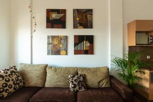 Posezení v ubytování Apartamento a pie de playa