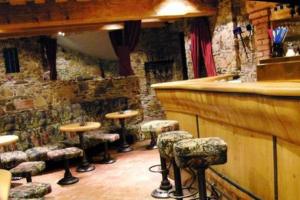 玫瑰酒店酒廊或酒吧区